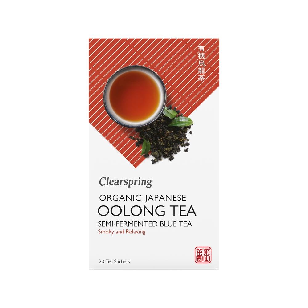 Organic Japanese Oolong Tea Semi - Fermented Blue 20 bags - Greenlands Health Store
