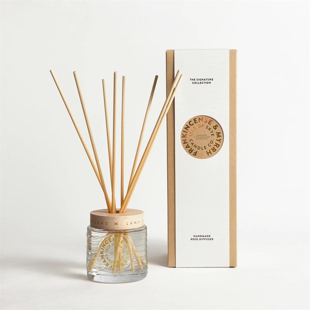 Frankincense & myrrh Reed Diffuser 27cm 8.5cm x 8.5cm - Greenlands Health Store