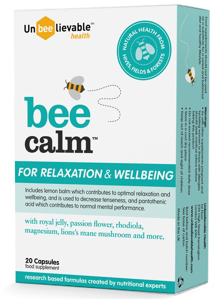 Bee Calm 20 Capsules - Greenlands Health Store