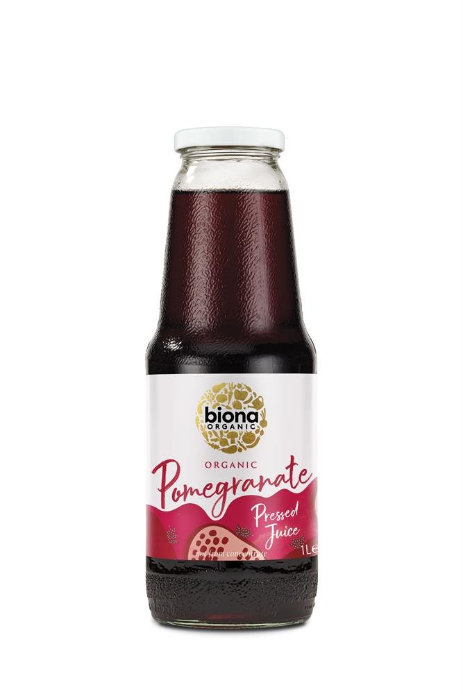 Organic Pomegranate Juice Pure 1L - Greenlands Health Store