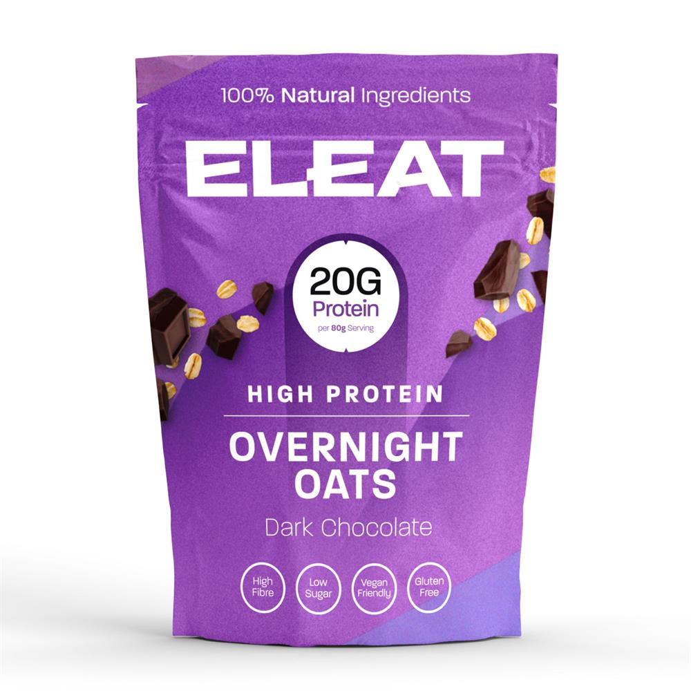 ELEAT Chocolate Protein Overnight Oats - 400g Pouch - Greenlands Health Store