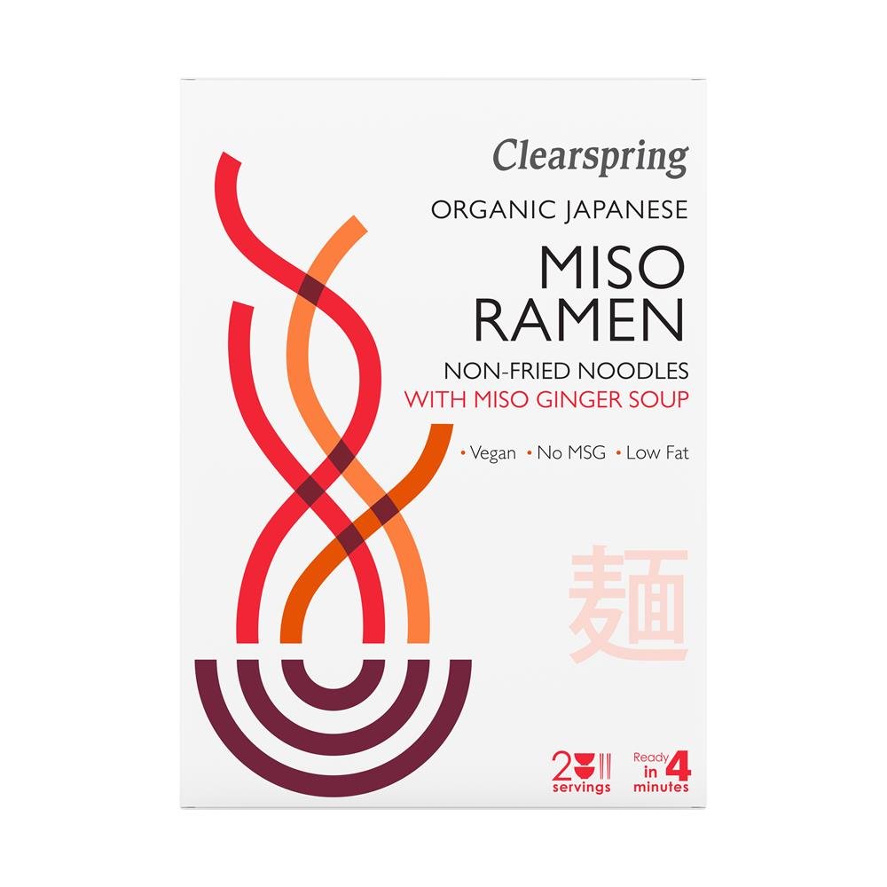Org Miso Ramen w/ Miso Ginger 210g - Greenlands Health Store