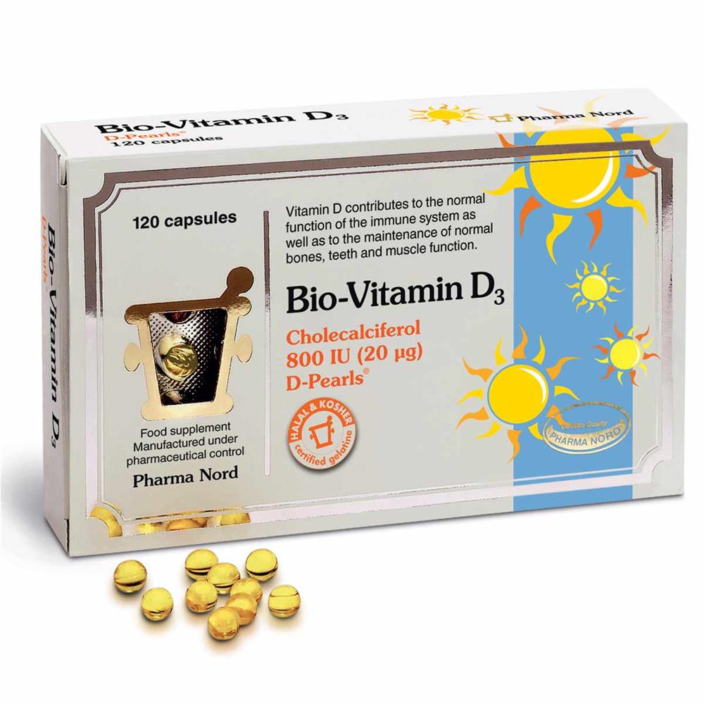 Bio - Vitamin D3 (Cholecalciferol) - 20mcg - 800IU - Greenlands Health Store