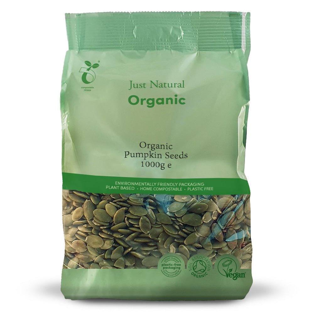Organic Pumpkin Seeds 1000g - Greenlands Health Store