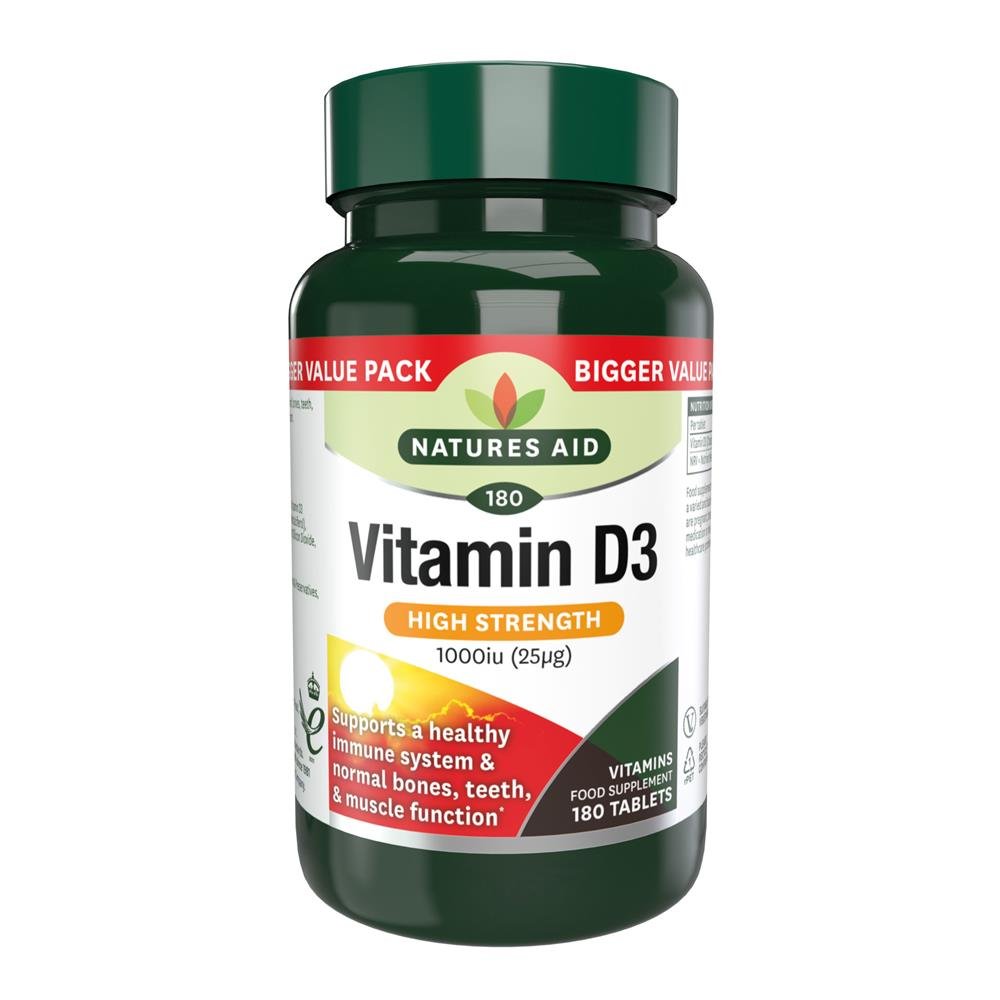 Vitamin D3 1000iu 90 Tablets - Greenlands Health Store
