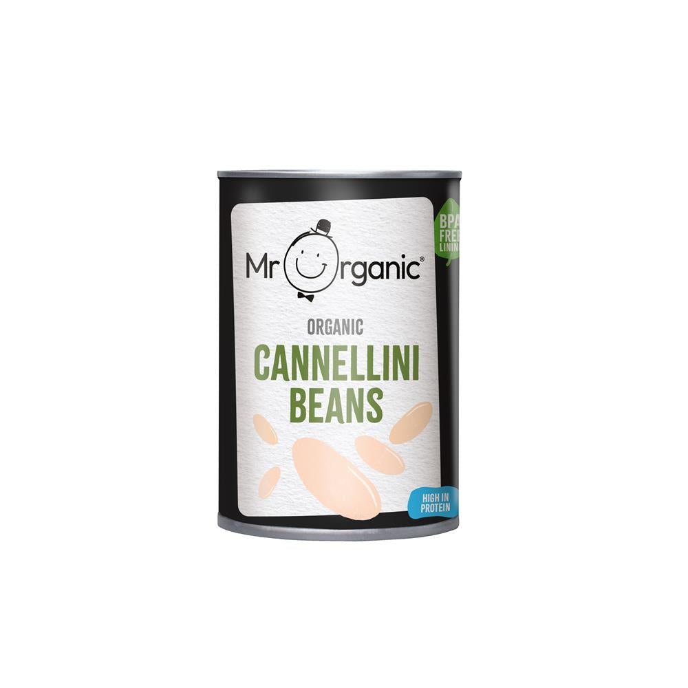 Mr Organic Cannellini Beans 400g - Greenlands Health Store