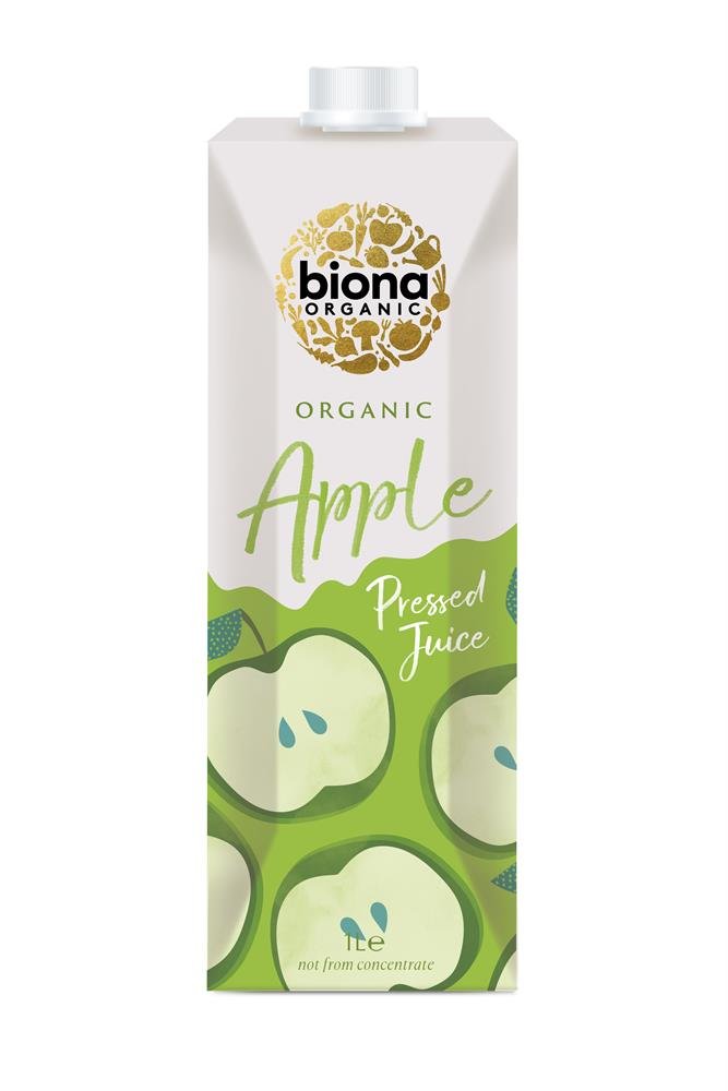 Apple Juice Pressed Organic 1000ml - Greenlands Health Store