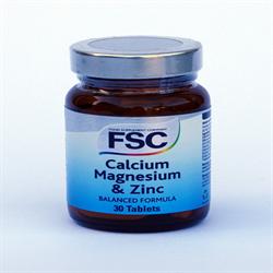 FSC Calcium Magnesium & Zinc 90 Tablets - Greenlands Health Store