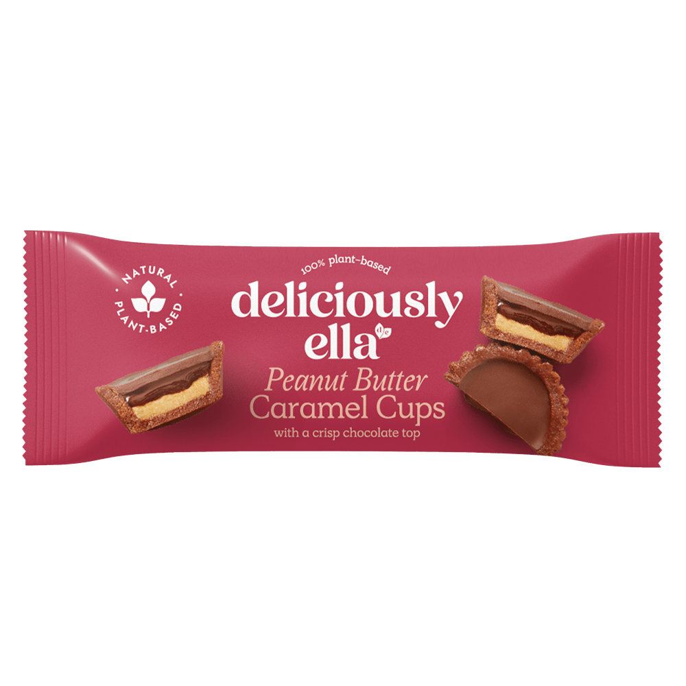 Deliciously Ella Peanut Butter Caramel Cup 36g - Greenlands Health Store