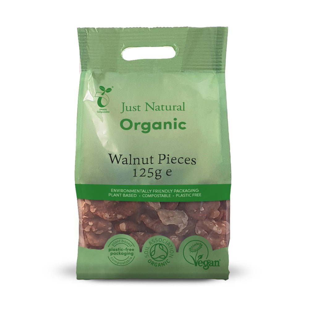 Organic Walnut Pieces 125g - Greenlands Health Store