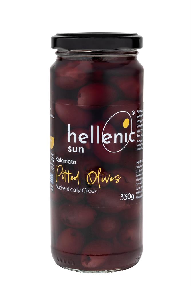 Hellenic Sun Kalamata Pitted Olives 330g - Greenlands Health Store