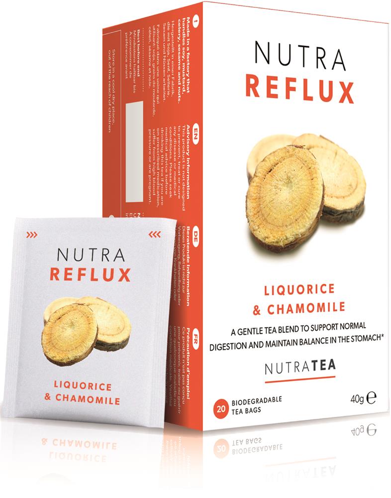 Nutra Reflux Tea - 20 Herbal Tea Bags - Greenlands Health Store