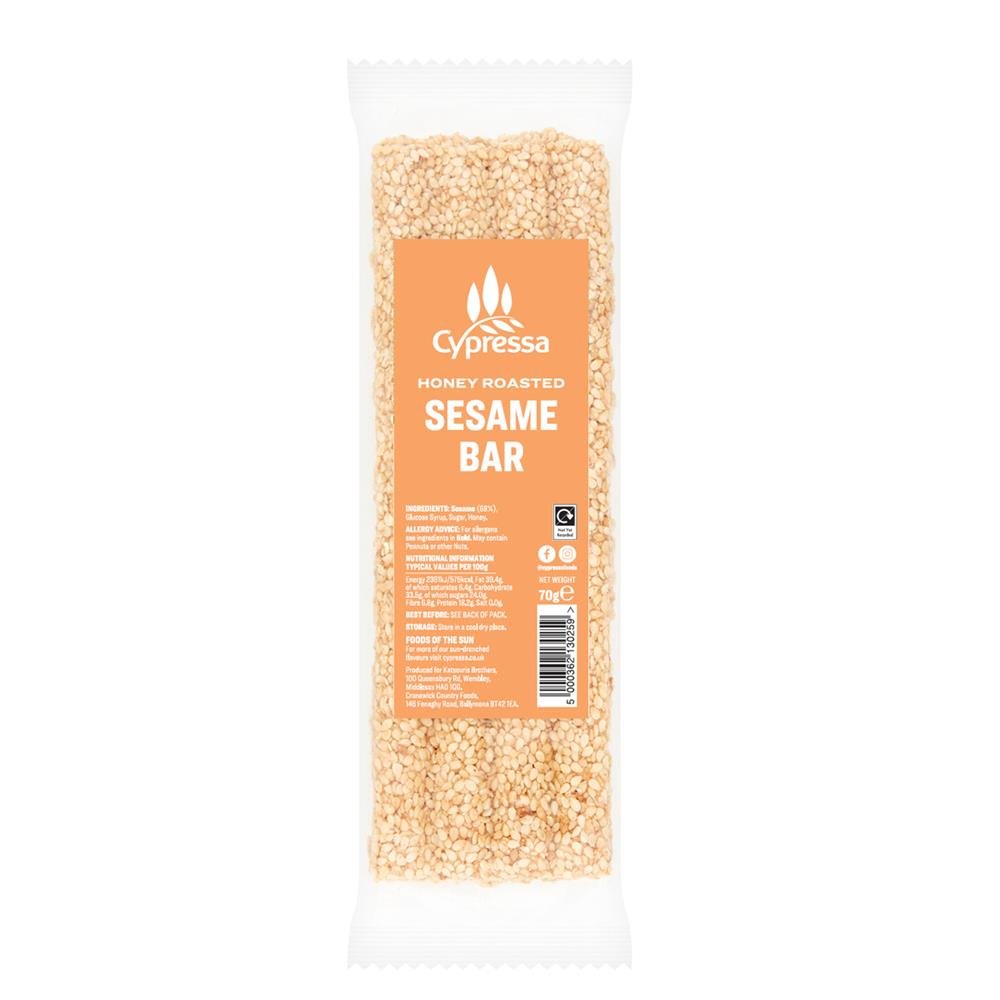 Cypressa Sesame Bar 70g - Greenlands Health Store
