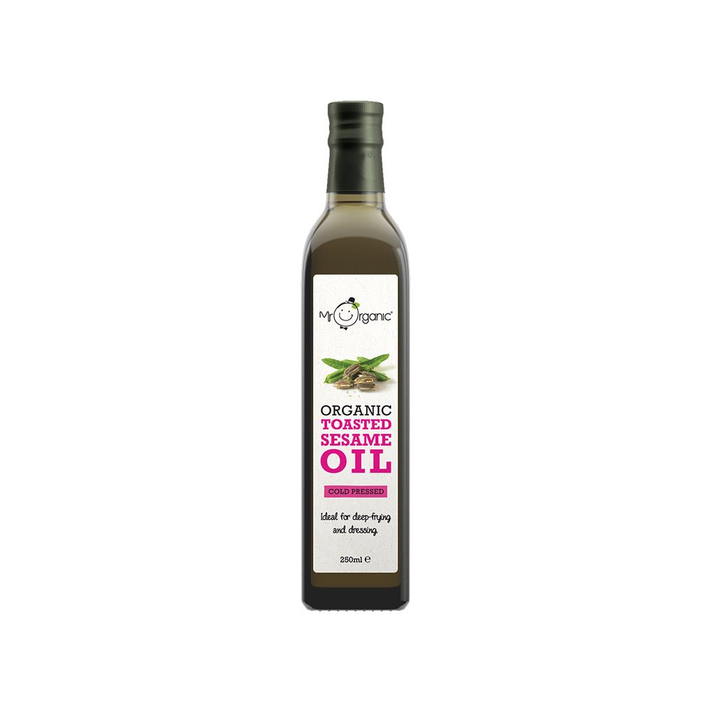 Mr Organic Italian Toasted Sesame Oil 250ml - Greenlands Health Store