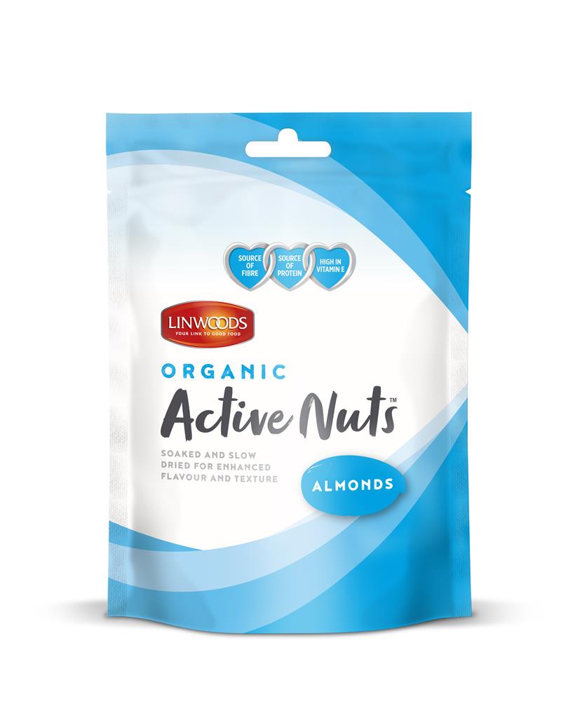 Linwoods Active Organic Almonds 70g - Greenlands Health Store
