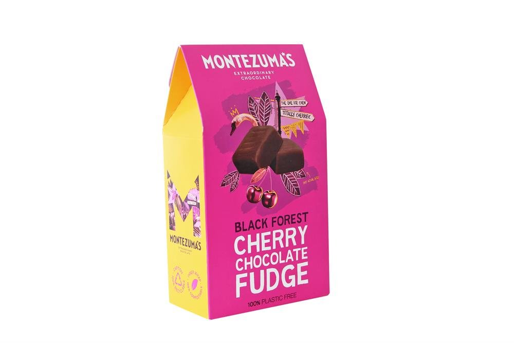 Montezuma's Black Forest Cherry Chocolate Fudge 150g - Greenlands Health Store