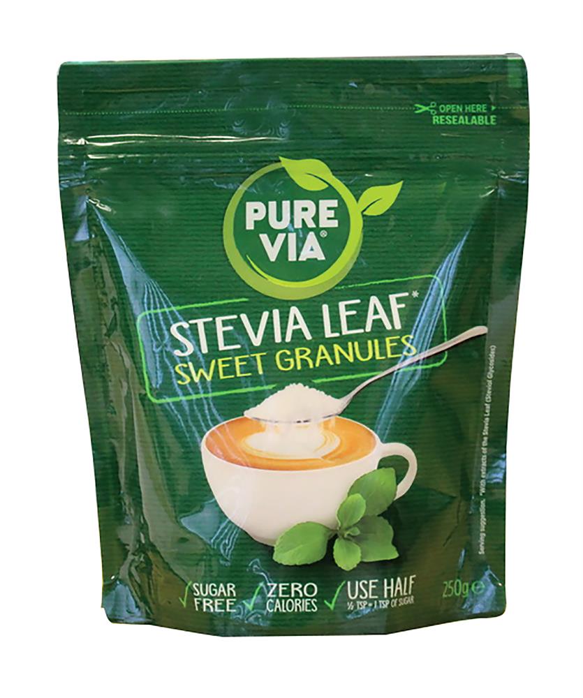 Pure Via Stevia Granules 250g - Greenlands Health Store