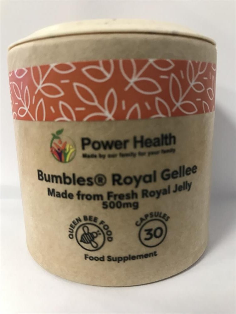 Bumbles Royal Gellee 500mg using Rapeseed Oil 30 capsules - Greenlands Health Store