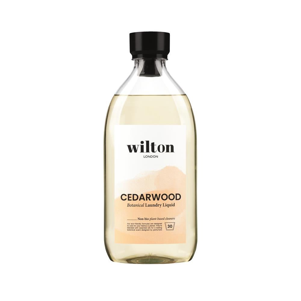 Wilton London Eco Non - bio Laundry Liquid Cedarwood 1.05Ltr - Greenlands Health Store