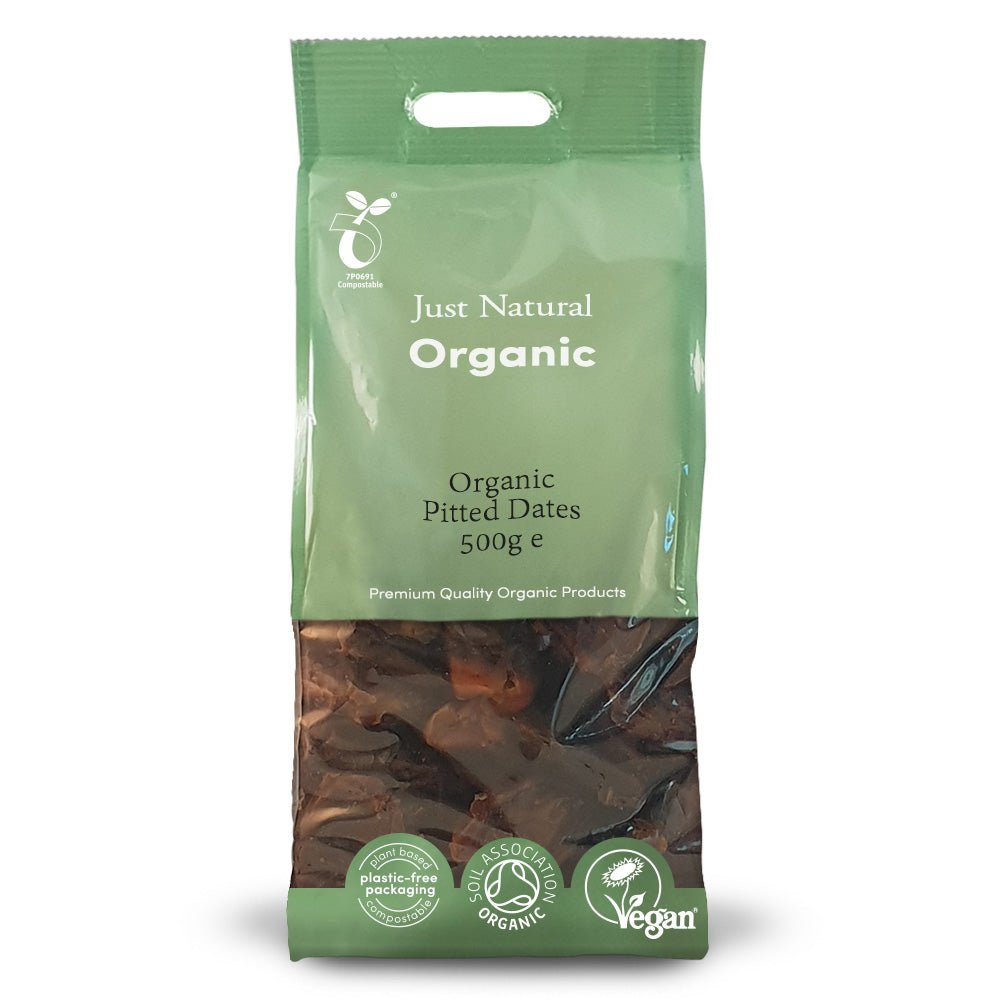 Organic Pitted Dates 500g - Greenlands Health Store