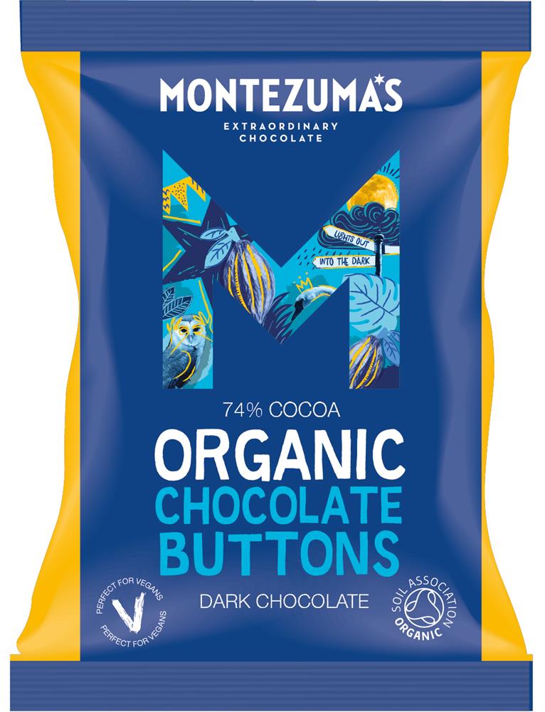 Organic Dark Chocolate Buttons 120g - Greenlands Health Store