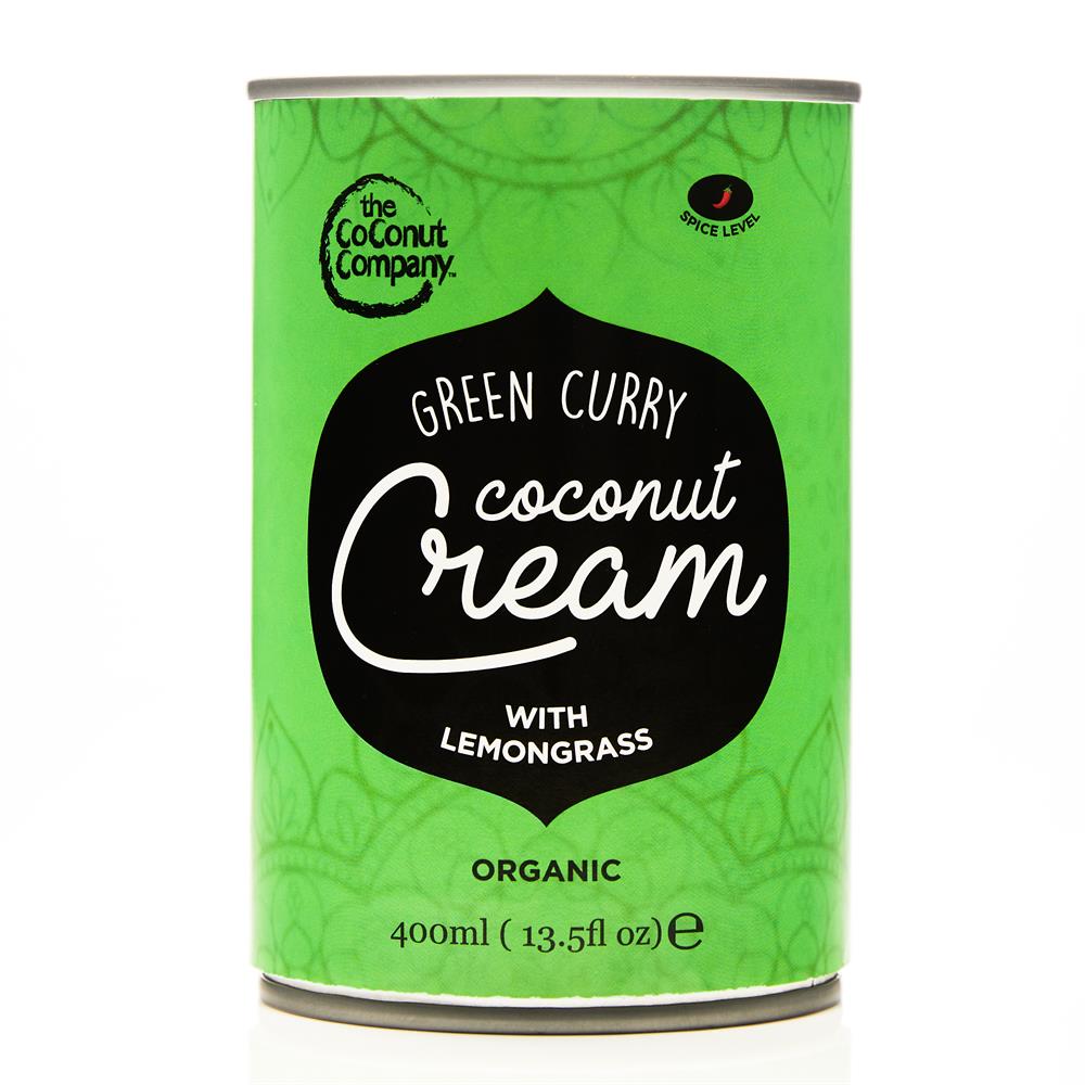 Organic Green Curry Coconut Cream - 400ml BPA - free Can 400ml - Greenlands Health Store