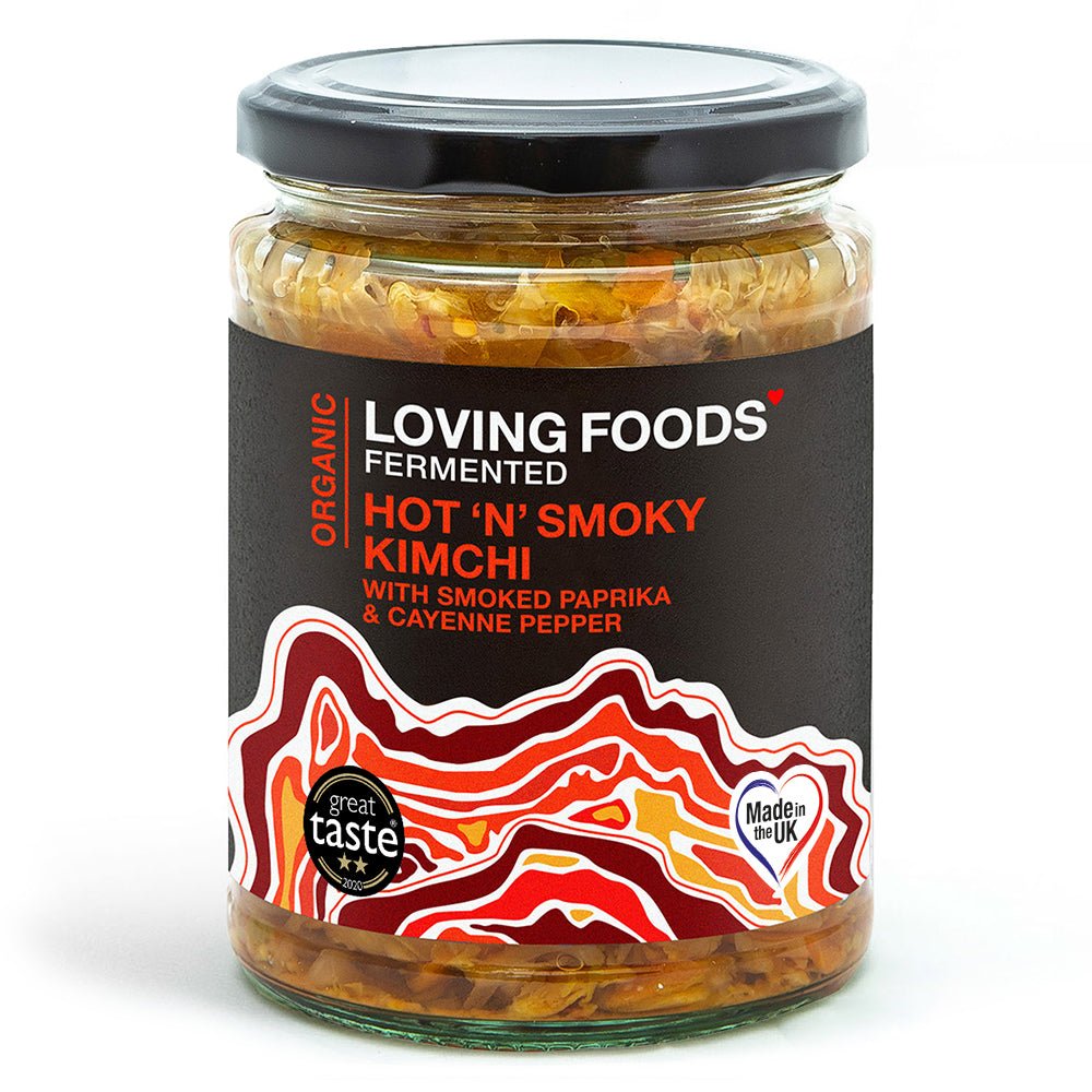 Organic Hot 'N' Smoky Kimchi 475g - Greenlands Health Store