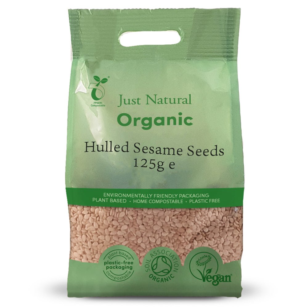 Organic Sesame Seeds Hulled 125g - Greenlands Health Store