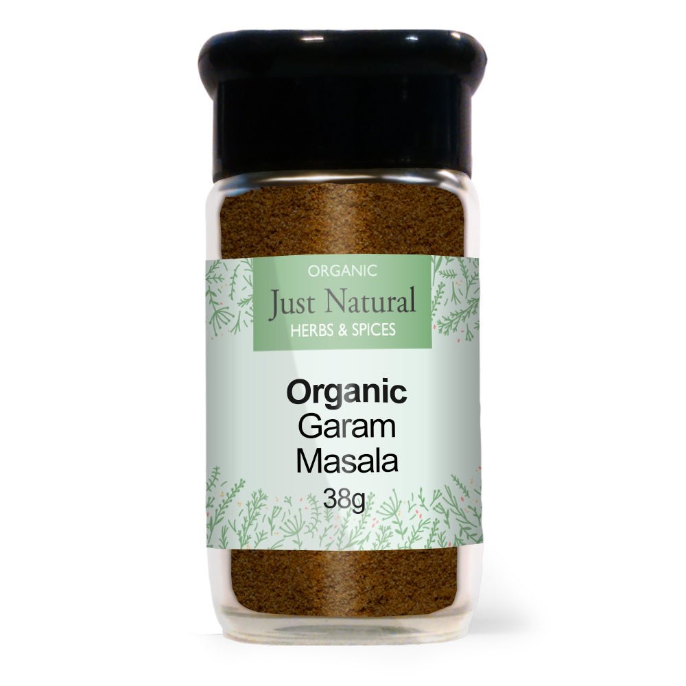 Organic Garam Masala (Glass Jar) 38g - Greenlands Health Store