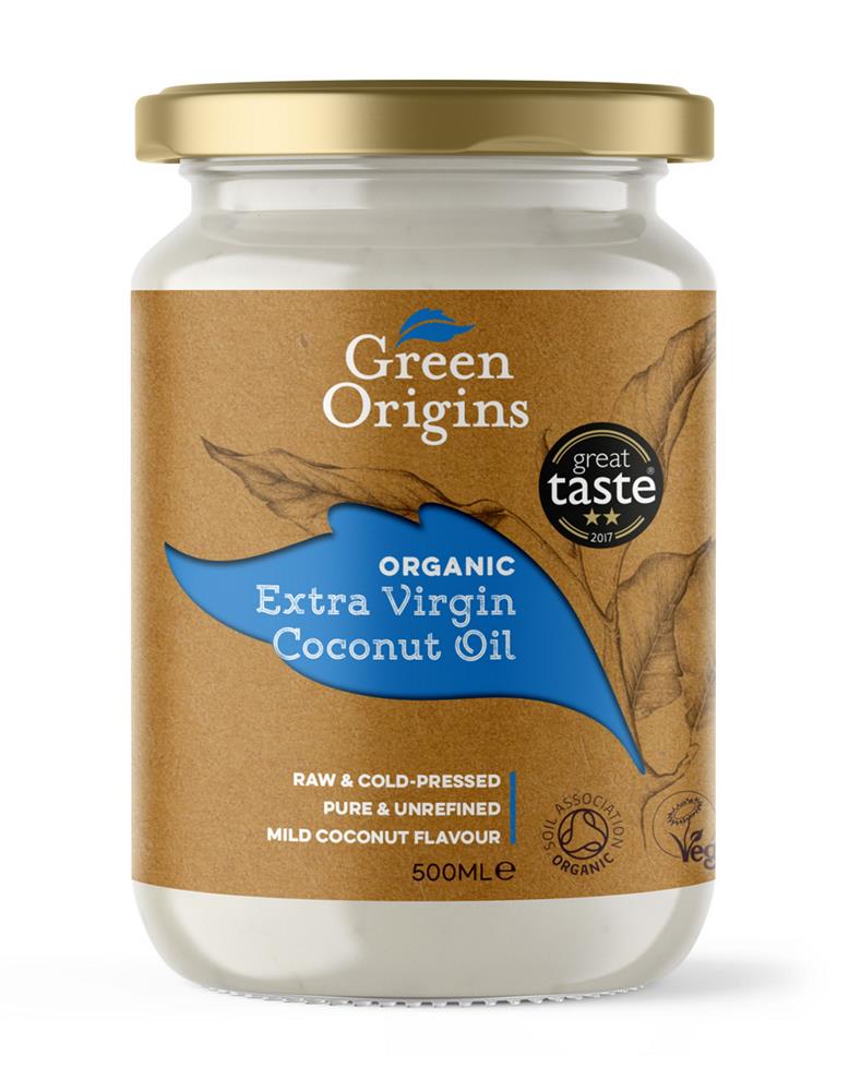 Organic Extra Virgin Coconut Oil 500ml - Greenlands Health Store