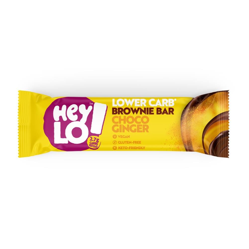 Heylo Choco Ginger Brownie Bar 40g - Greenlands Health Store
