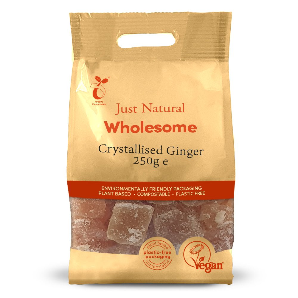 Crystallised Ginger 250g - Greenlands Health Store