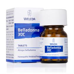 Belladonna 30C - 125 tabs - Greenlands Health Store