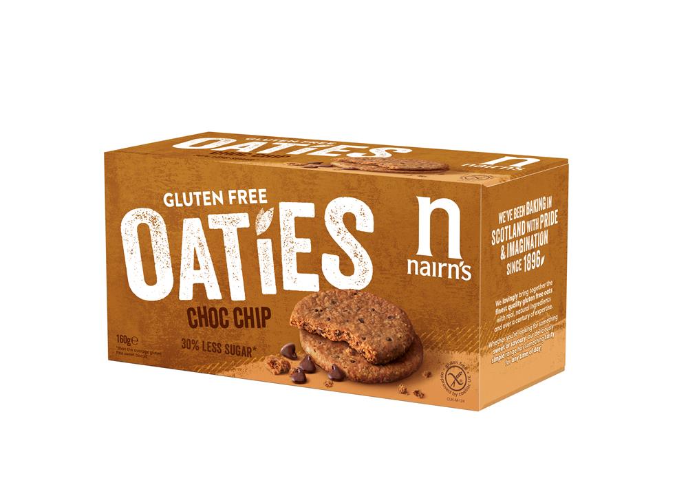 Gluten Free Oaties Chocolate Chip 160g - Greenlands Health Store