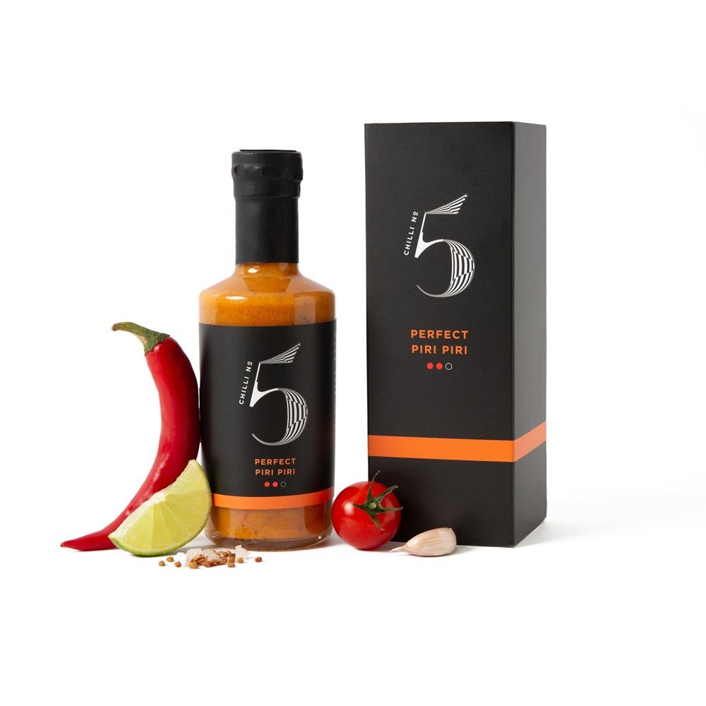 Chilli No.5 Piri Piri Hot Sauce 200ml - Greenlands Health Store