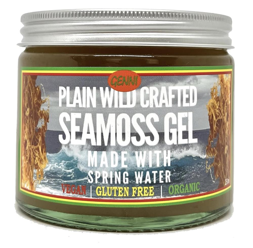 Sea Moss Gel PLAIN Glass Jar 250ml - Greenlands Health Store