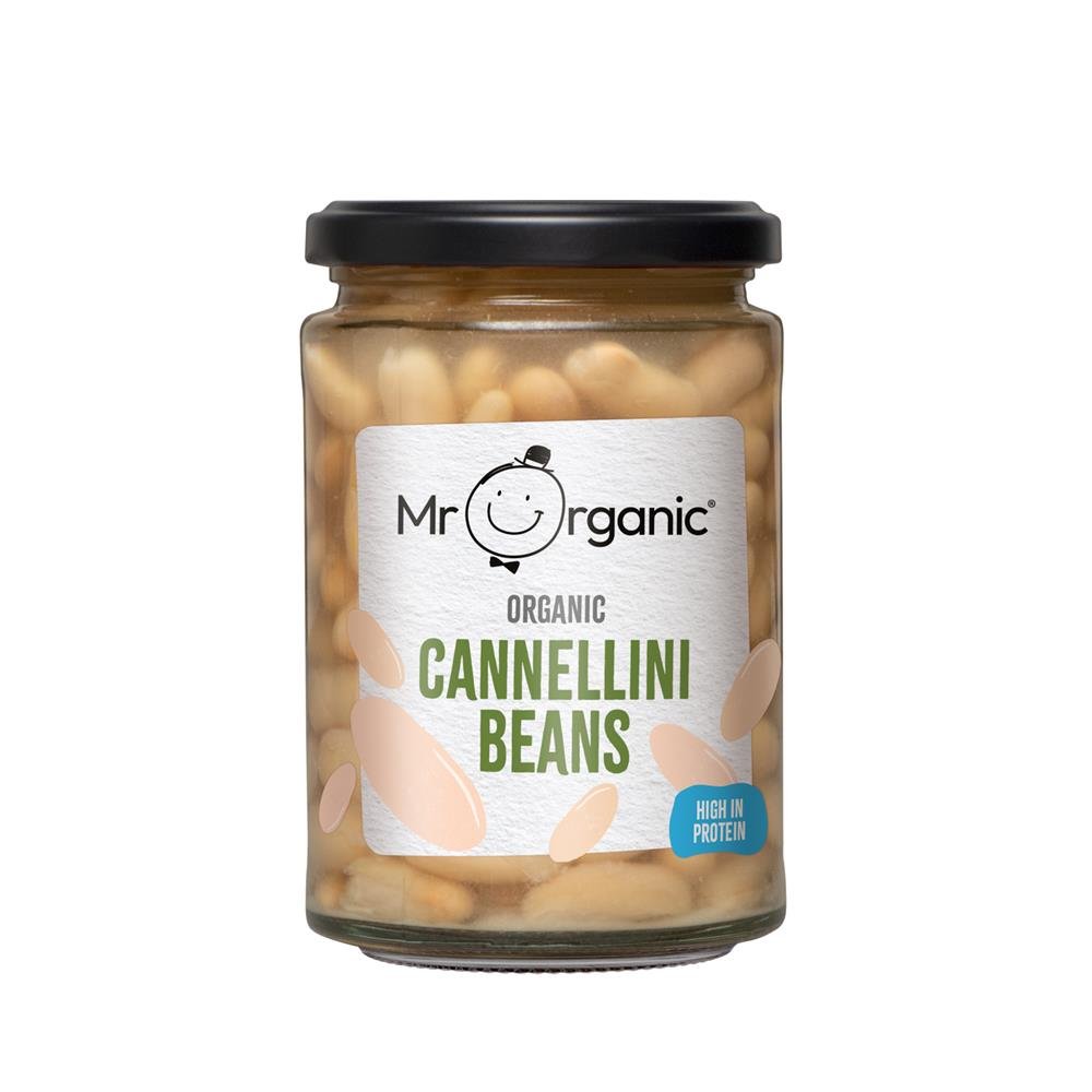 Mr Organic Cannellini 350g (in glass jar) - Greenlands Health Store