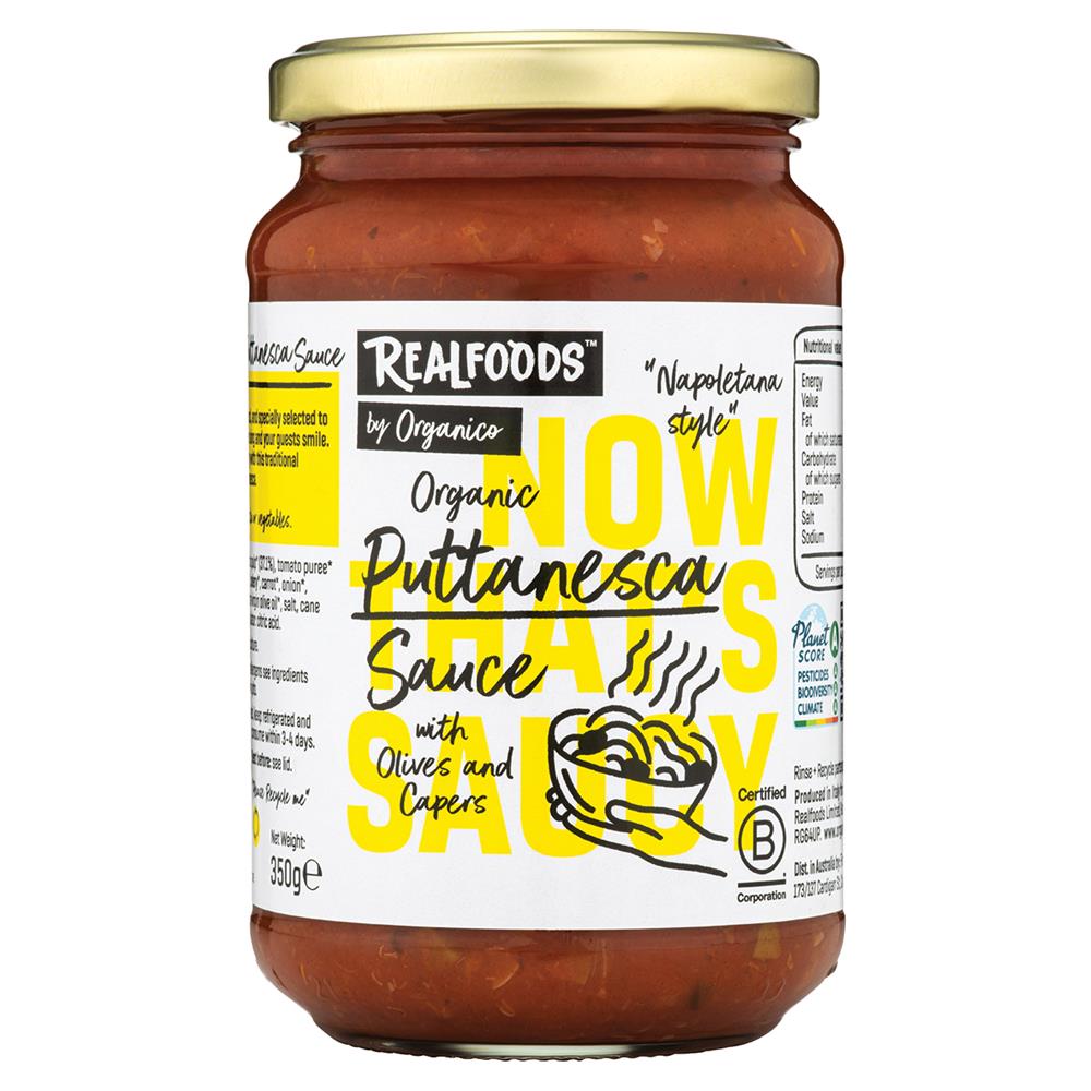 Organic Puttanesca Sauce 350g - Greenlands Health Store