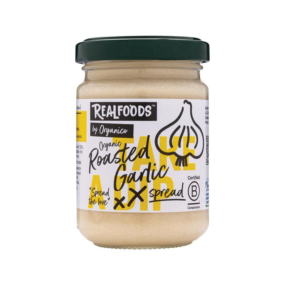 Organic Roasted Garlic Spread 140g - Greenlands Health Store