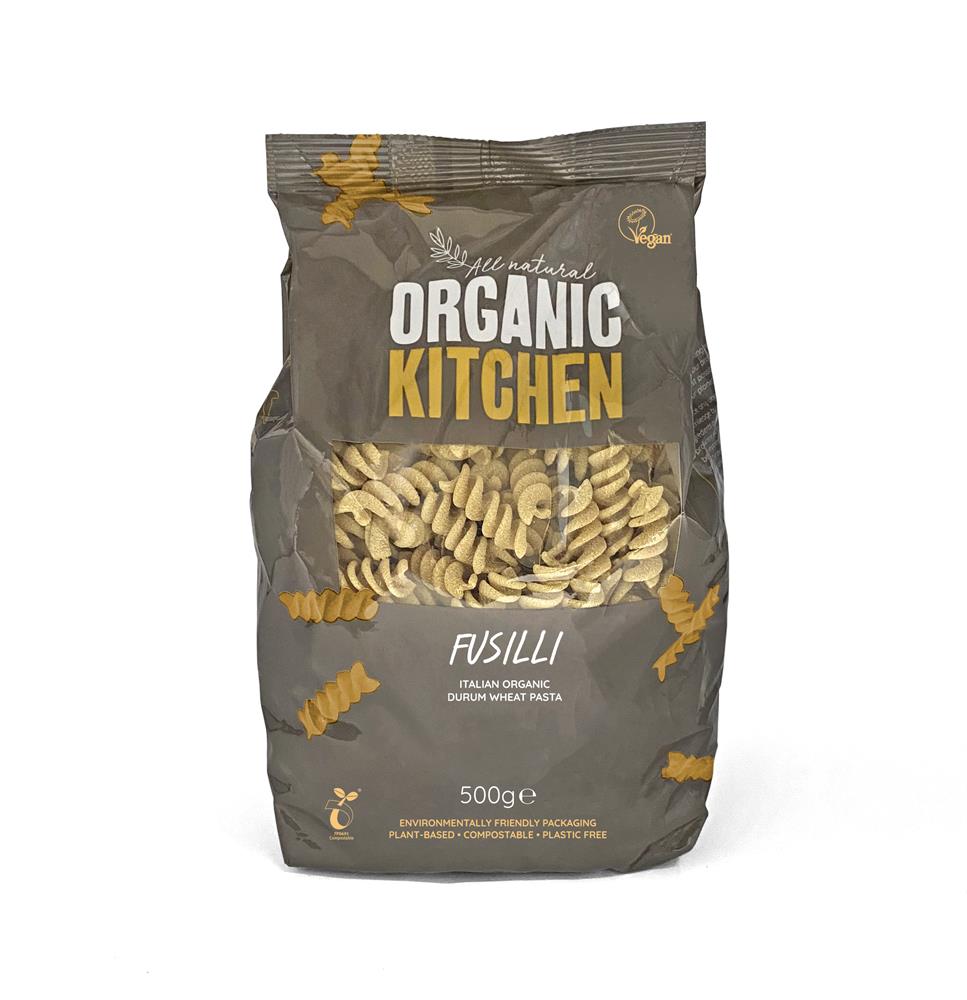 Organic Italian White Wheat Fusilli 500g - Greenlands Health Store