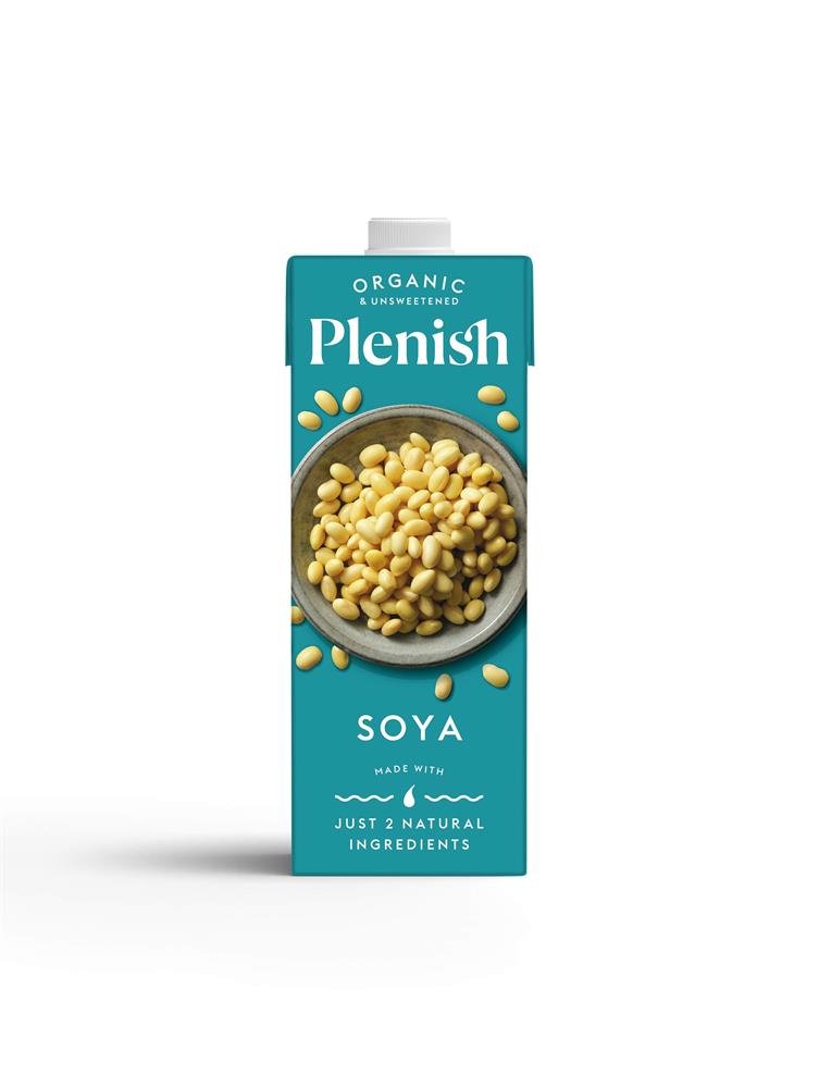Plenish Organic Soya Milk 1 Litre - Greenlands Health Store