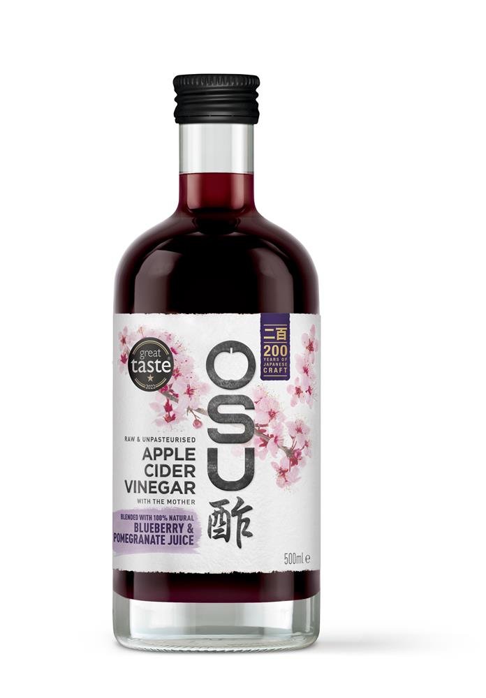 Osu ACV With Mother & Blueberry and Pomegranate Juice 500ml - Greenlands Health Store