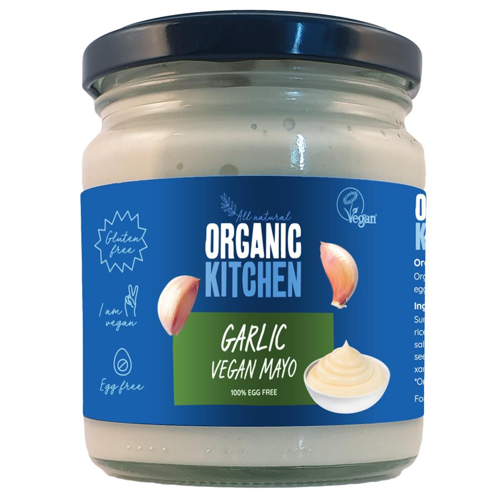 Organic Vegan Garlic Mayonnaise 240ml - Greenlands Health Store