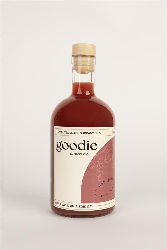 Goodie Fermented Blackcurrant Drink 500ml - Greenlands Health Store