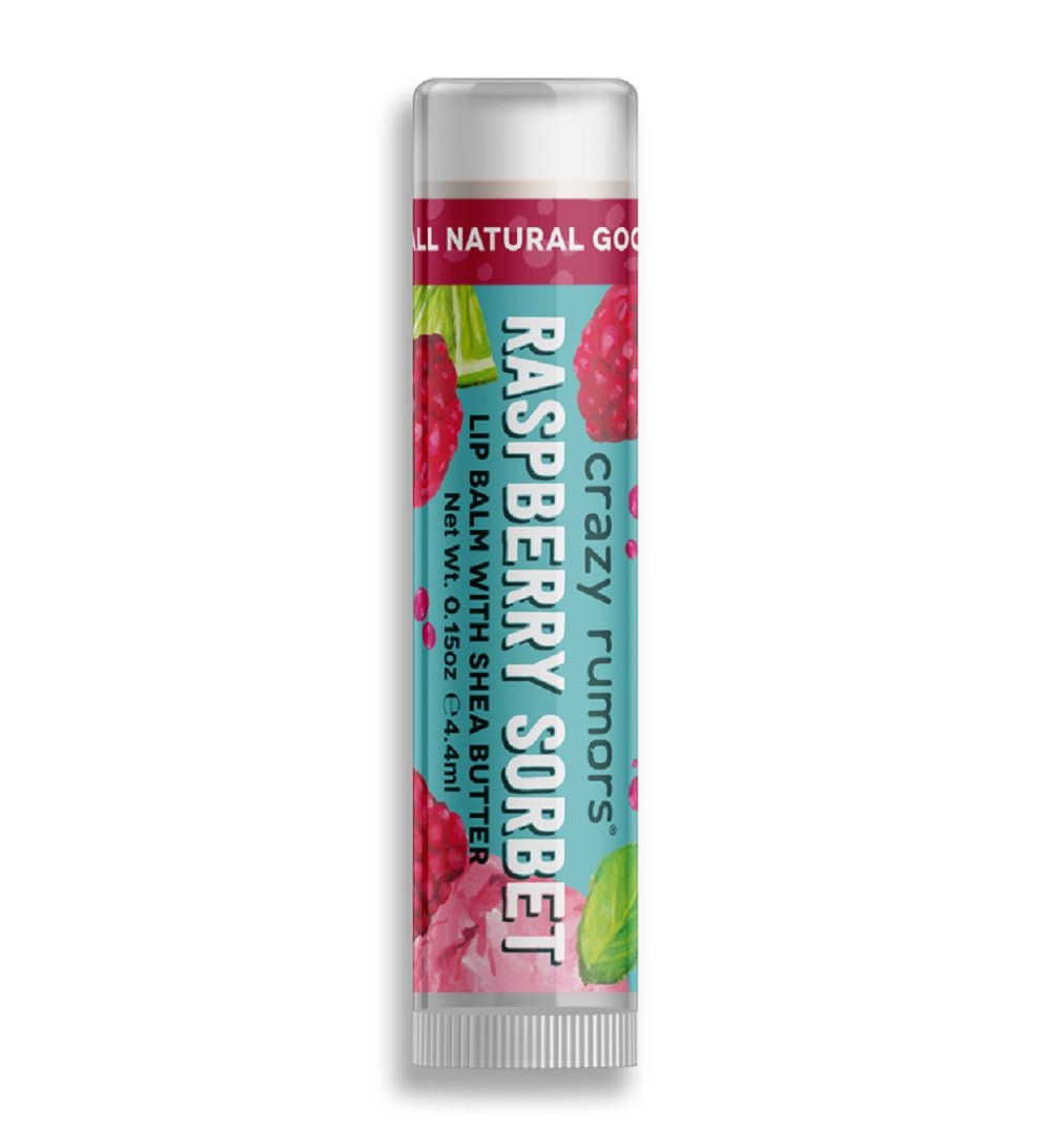 Raspberry Sorbet flavoured vegan lip balm 4ml - Greenlands Health Store