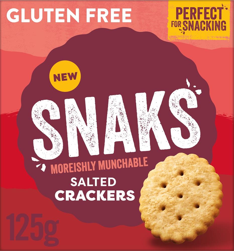 Nairn's Gluten Free Snaks - Salted Crackers 125g - Greenlands Health Store
