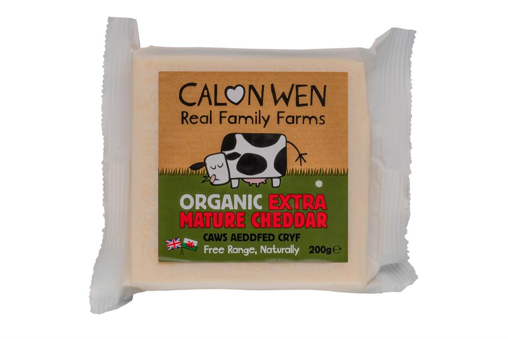 Organic Extra Mature Cheddar Cheese 200g - Greenlands Health Store