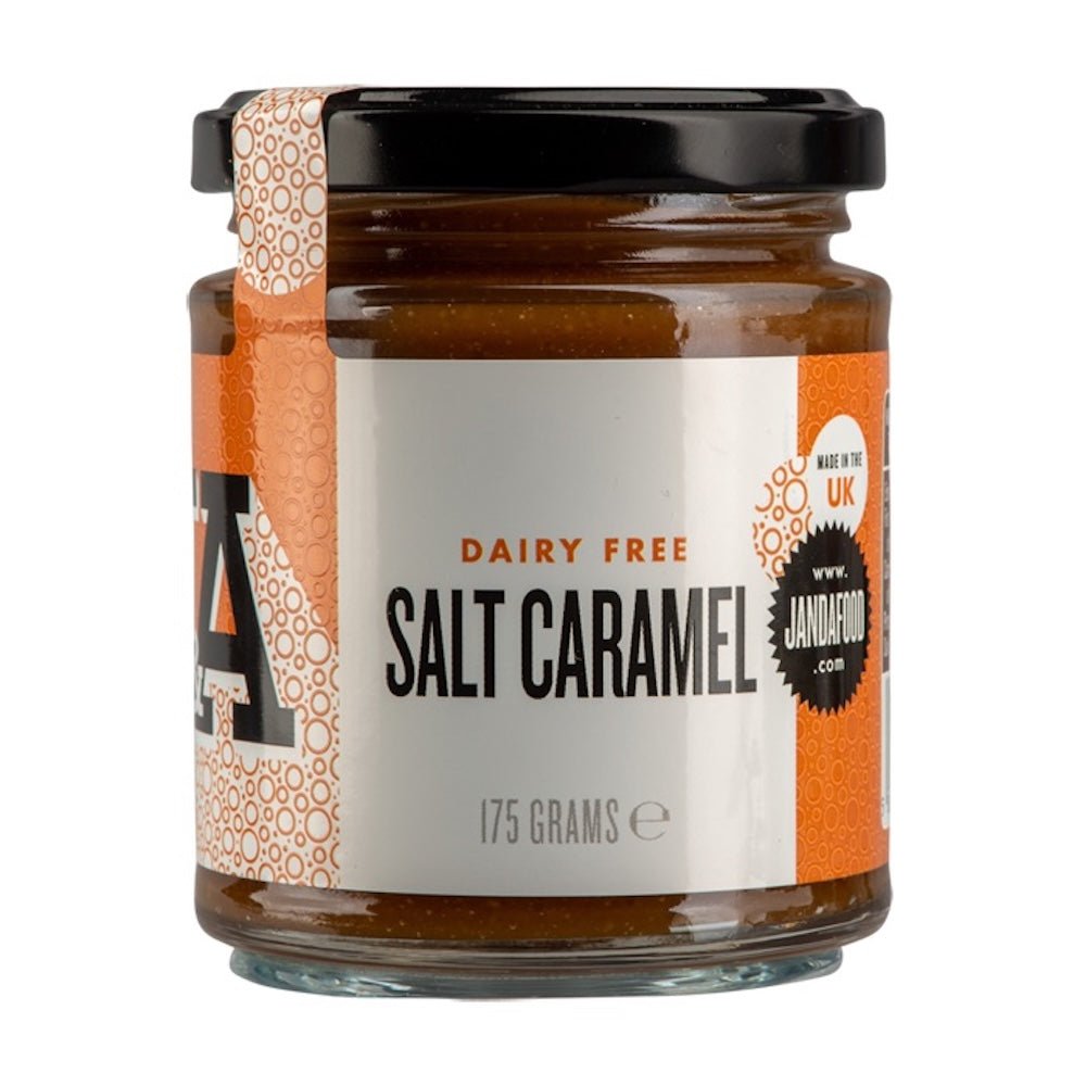 J&A Salt Caramel Dairy Free 175g - Greenlands Health Store