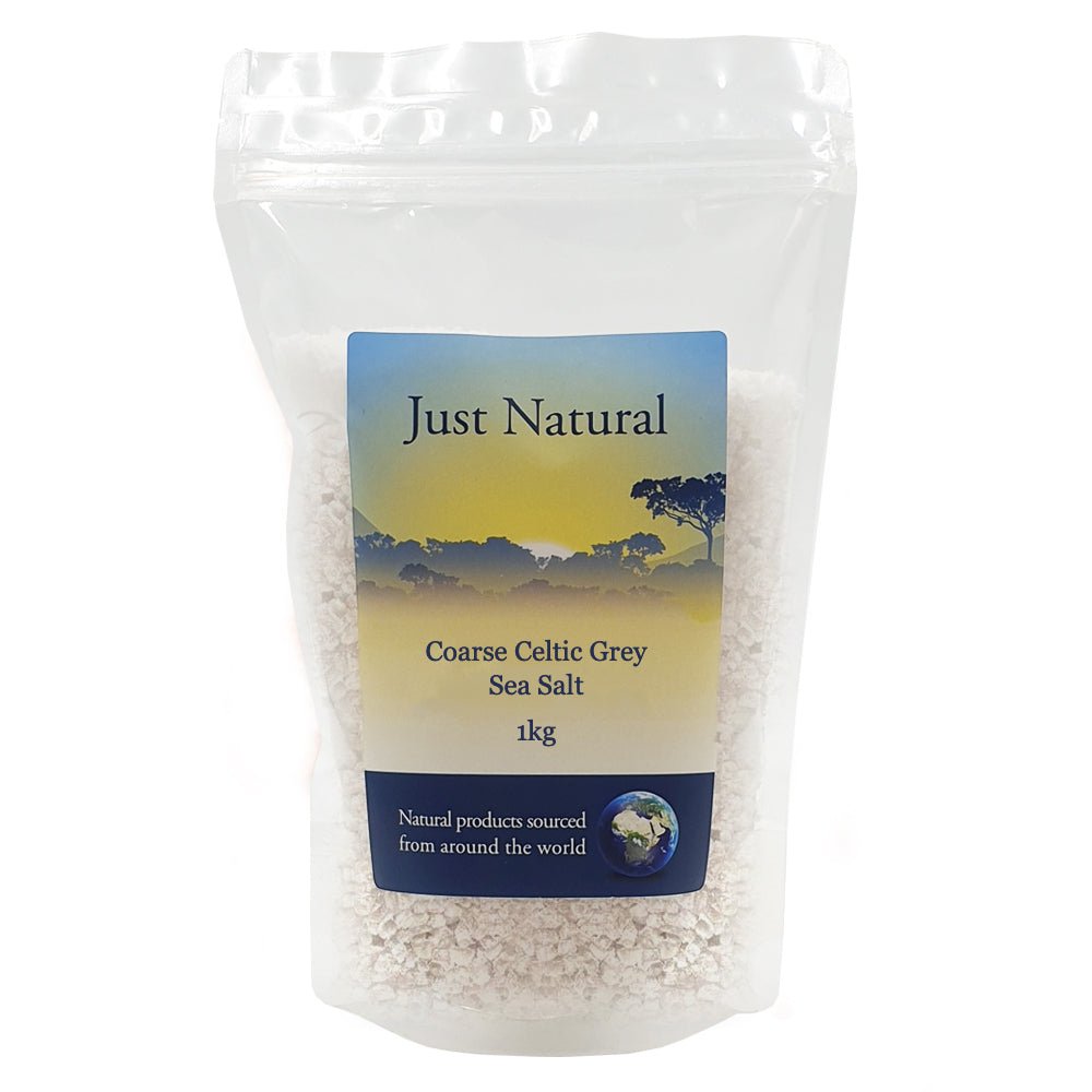 Coarse Celtic Grey Sea Salt (Sel de Guerande) Unrefined 1kg - Greenlands Health Store