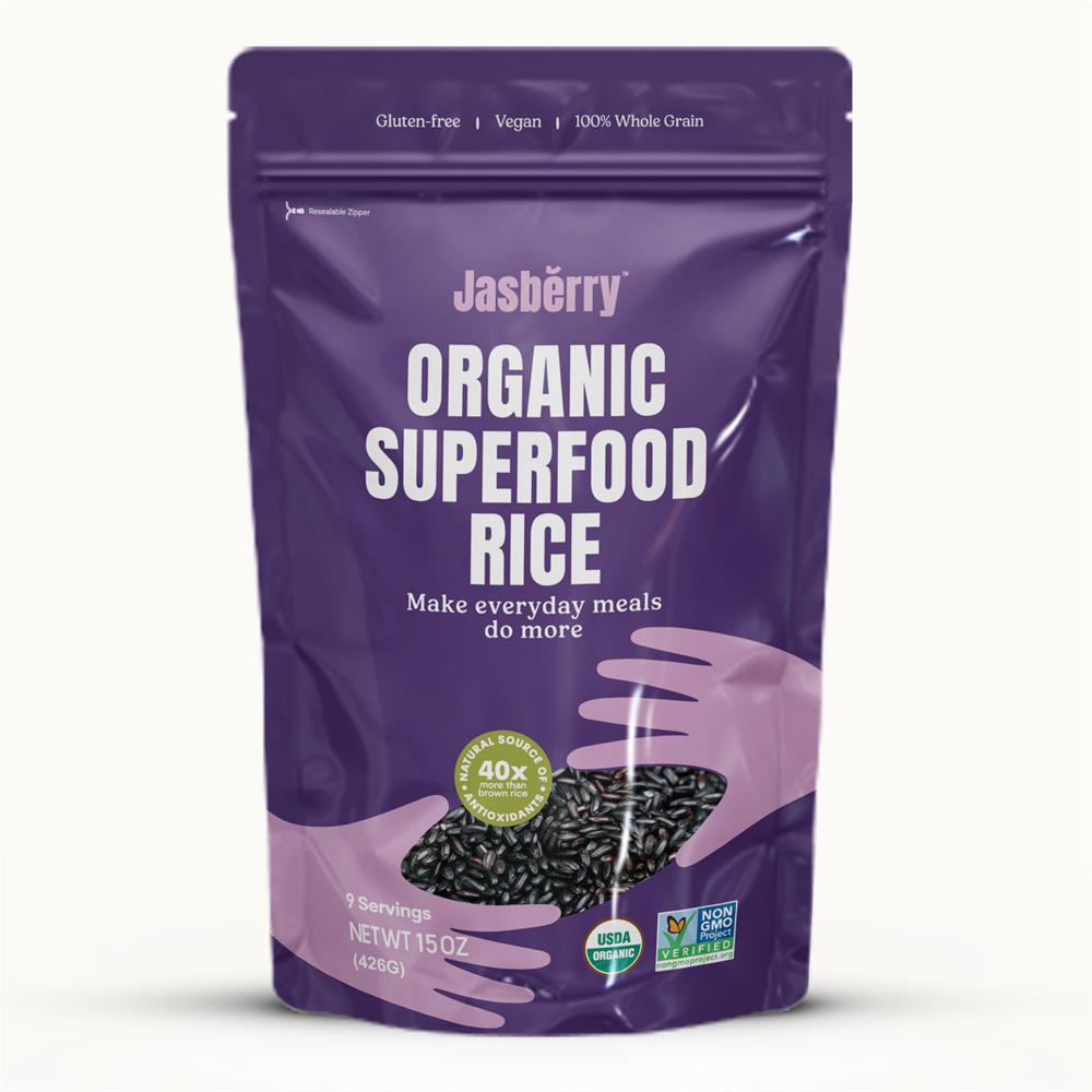 Jasberry Organic Superfood Raw Rice 426g - Greenlands Health Store